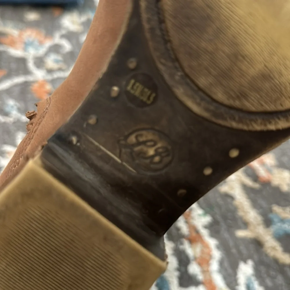 Lucky Brand‎ Brenon Brown Leather Ankle Boots Women’s Size 8.5